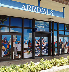 Caymankind Arrivals Mural