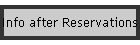 Info after Reservations